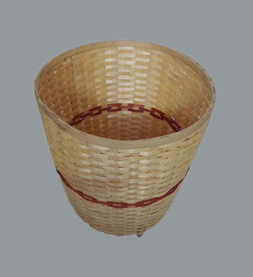 Bamboo Red Bin
