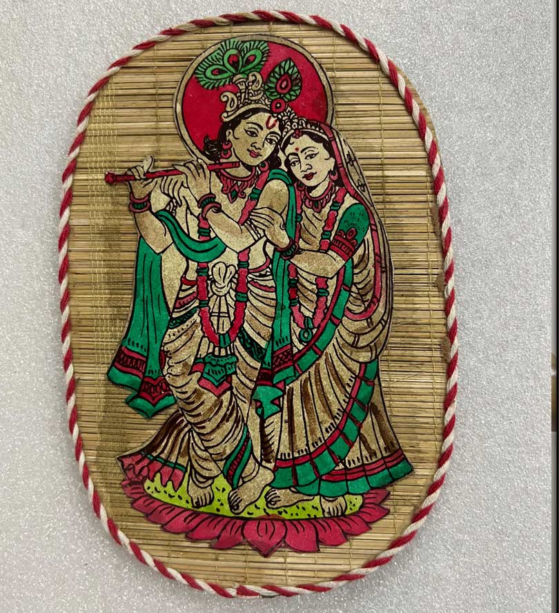 Bamboo Wall Painting